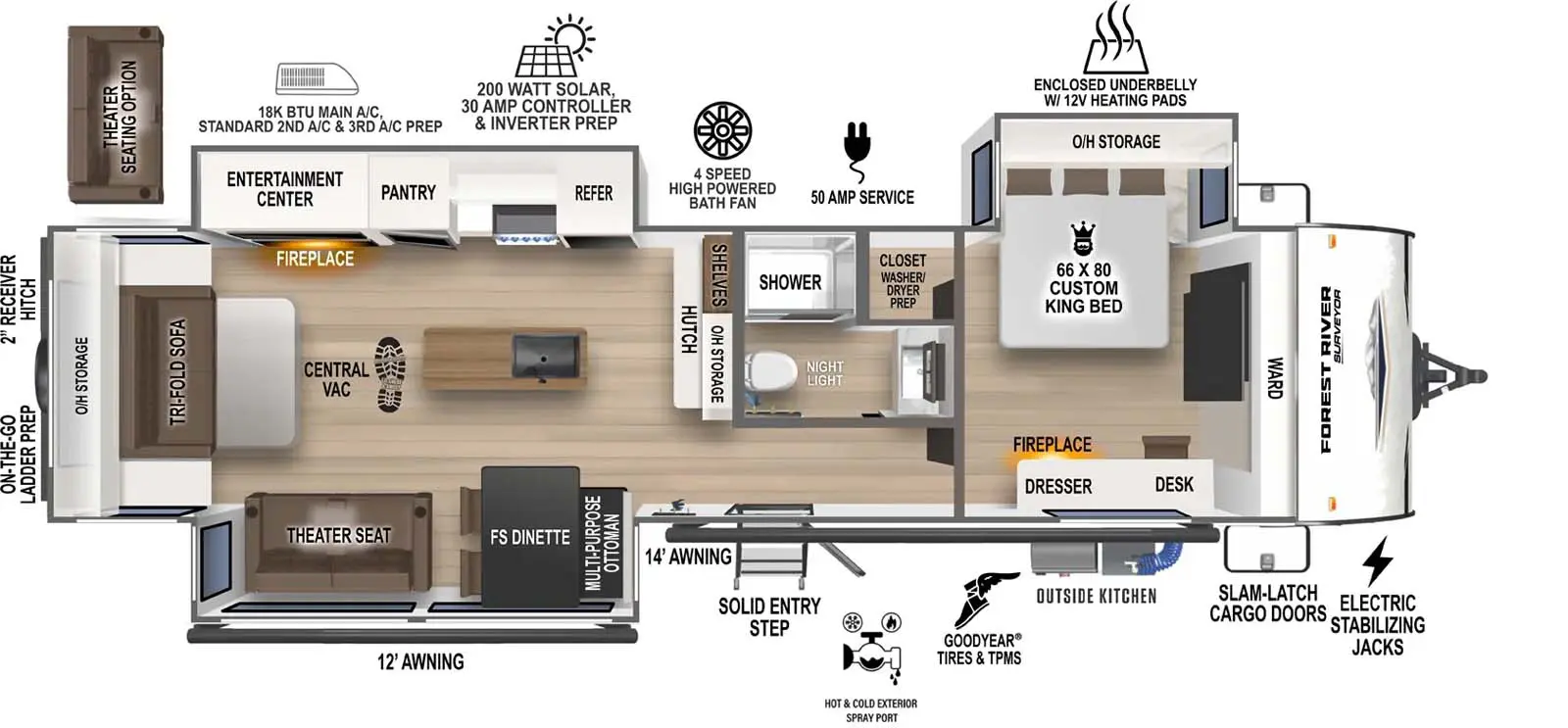 305RLBS Floorplan Image